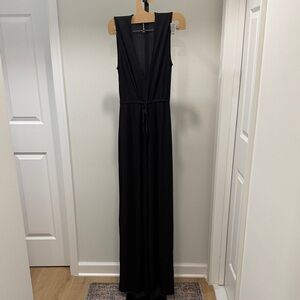 Elegant Black Wide Leg Jumpsuit